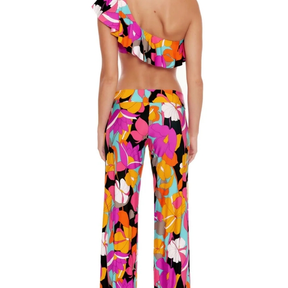 Trina Turk Gemini Wide Leg Swim Pants, Swim And Spa Collection - Picture 2 of 6